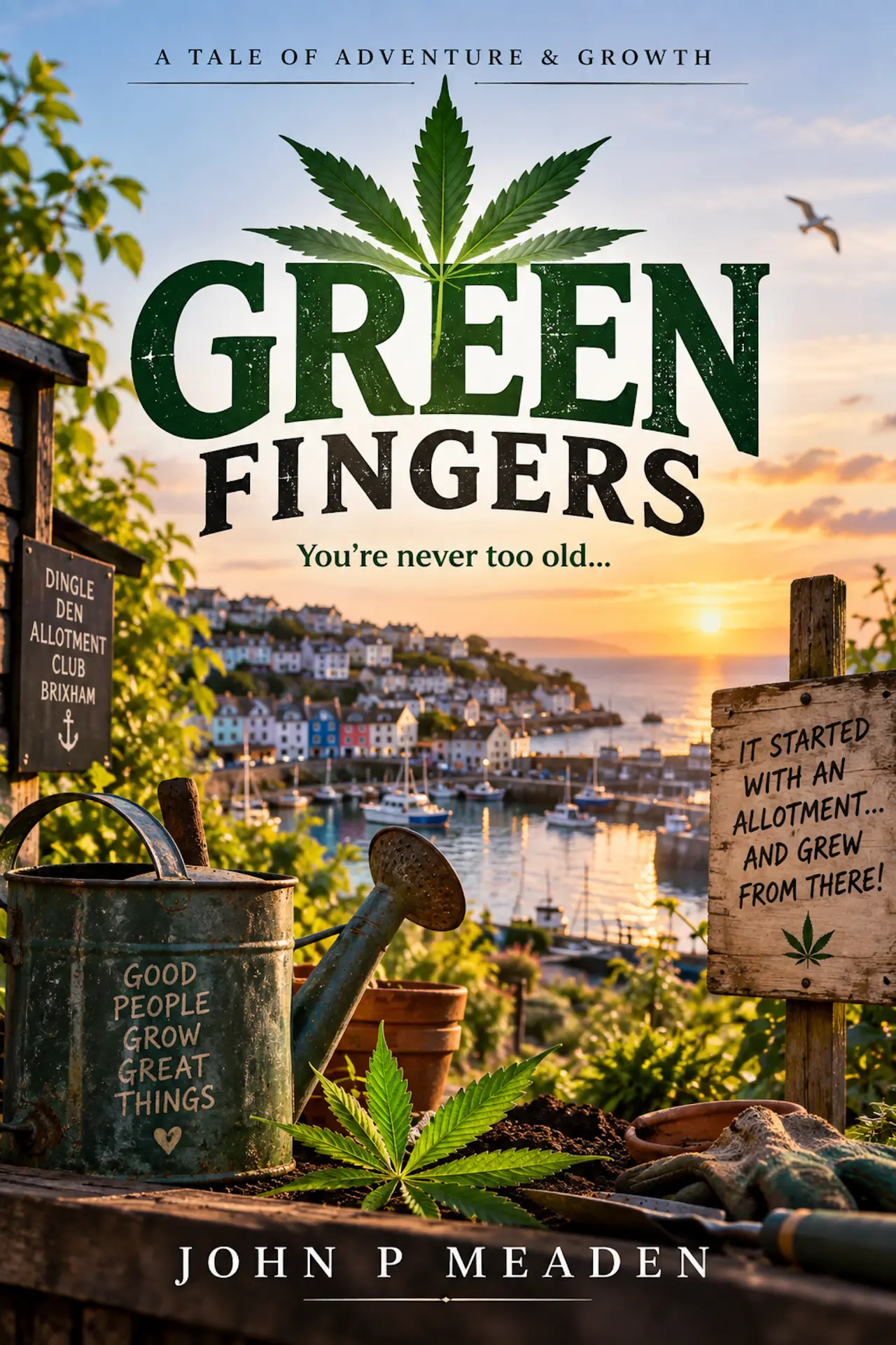 Green Fingers book cover by John P. Meaden
